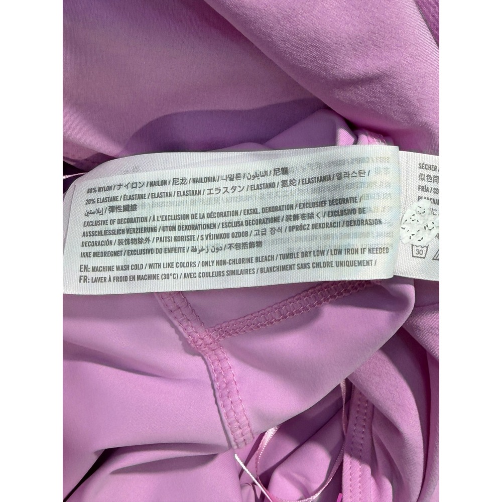 Abercrombie One Shoulder Traveler Mini Dress Skort Purple Small Tall - Picture 7 of 7